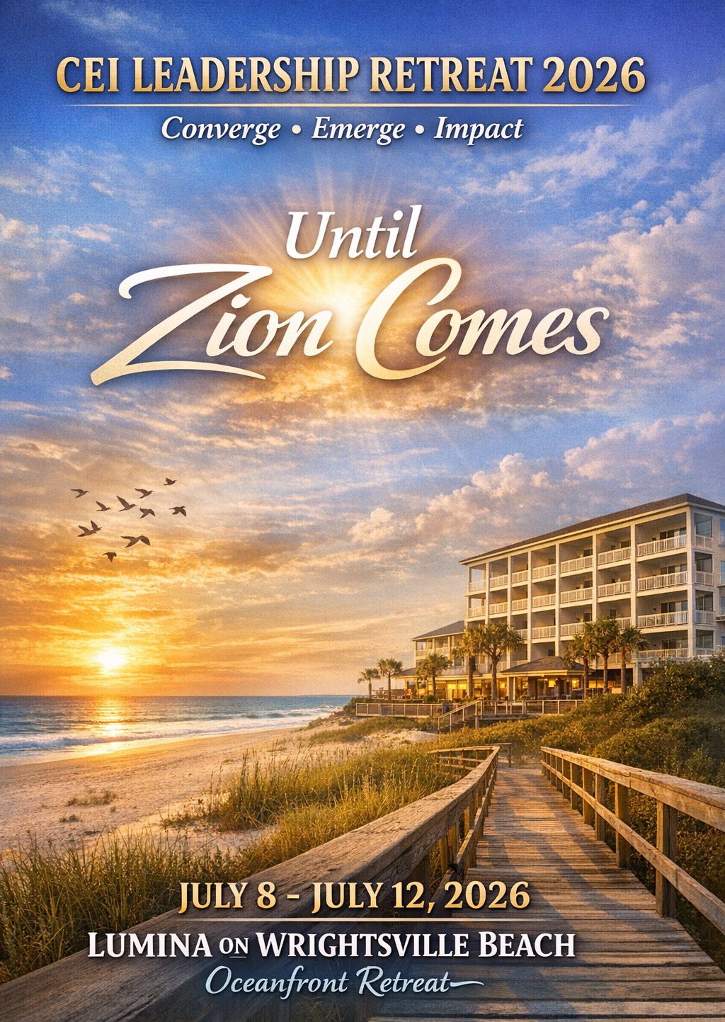 Until Zion Comes — CEI Leadership Retreat 2026